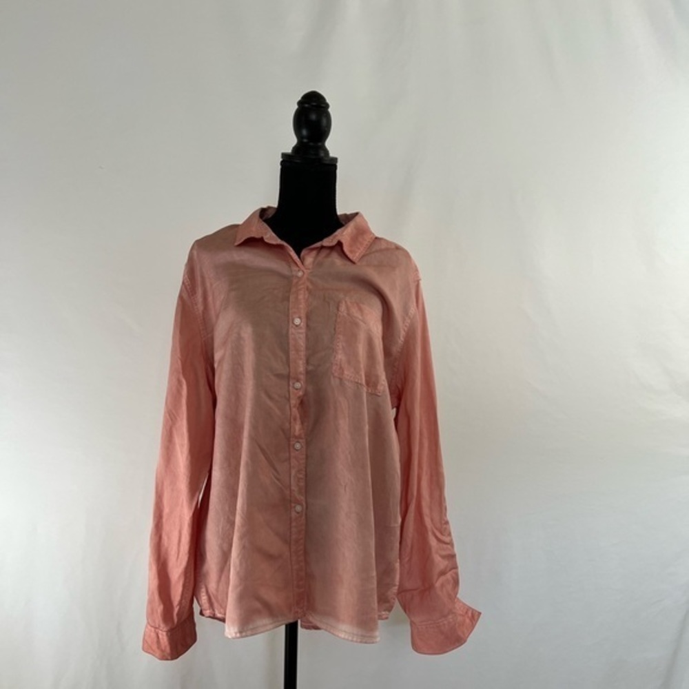 Time and Tru Button Long sleeve Size XXL